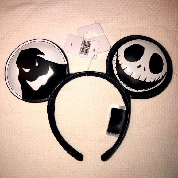 Disney Accessories - Disney Parks Nightmare Before Christmas Vinyl Ears Jack Oogie Boogie Head Band.